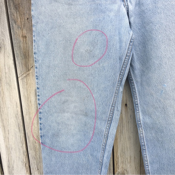 Levi’s Vintage 90’s 550 Relaxed Fit Orange Tag Jean Blue 34 - Picture 14 of 16